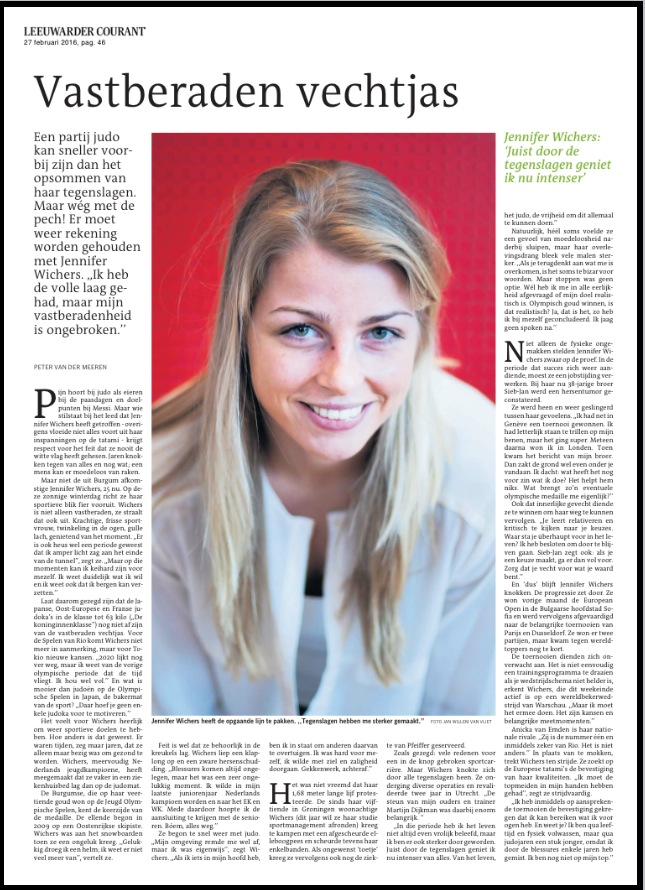 Krantenartikel Leeuwarder Courant en Dagblad van het Noorden